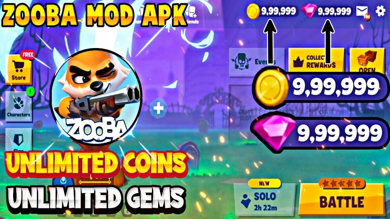 Zooba Mod Apk Unlimited Money And Gems For Ultimate Fun